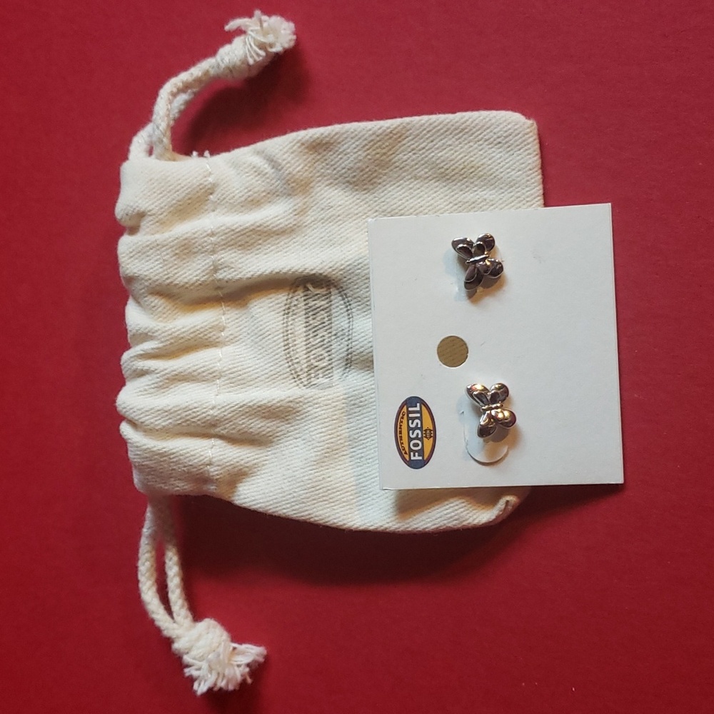 FOSSILS BUTTERFLY EARINGS